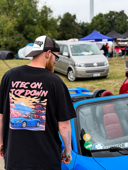 Vtec on, top down.